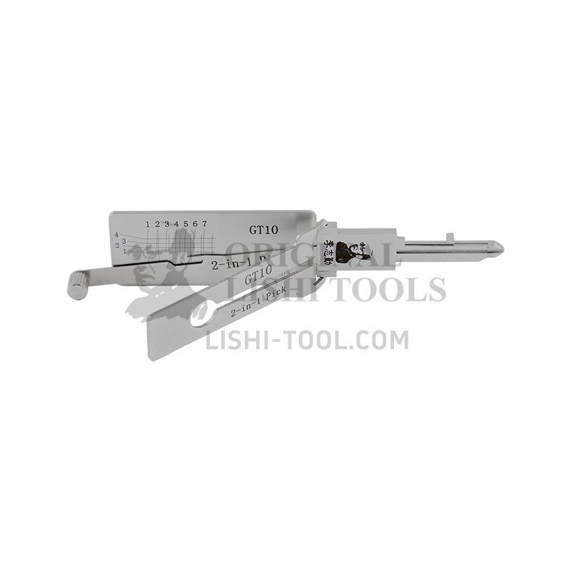 Lishi 2-in-1 (7-CUT) GT10 Tool for Iveco - Lock Pick and Decoder