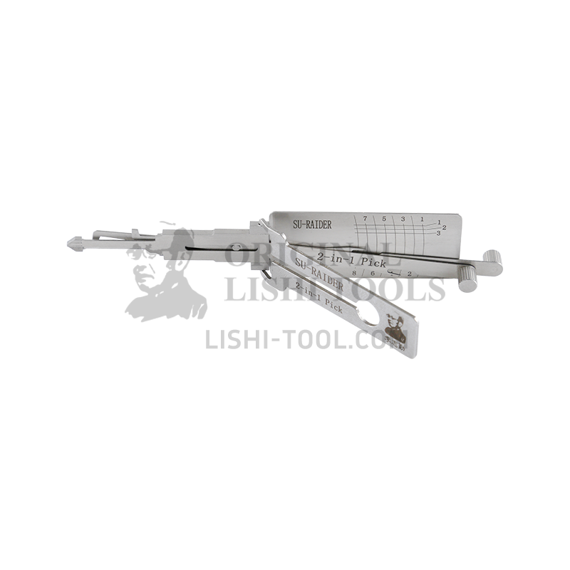 Lishi 8-CUT SU-RAIDER 2-in-1 Picker Decoder for Vietnam Suzuki Motorcycle Ignition Lock / Anti-Glare