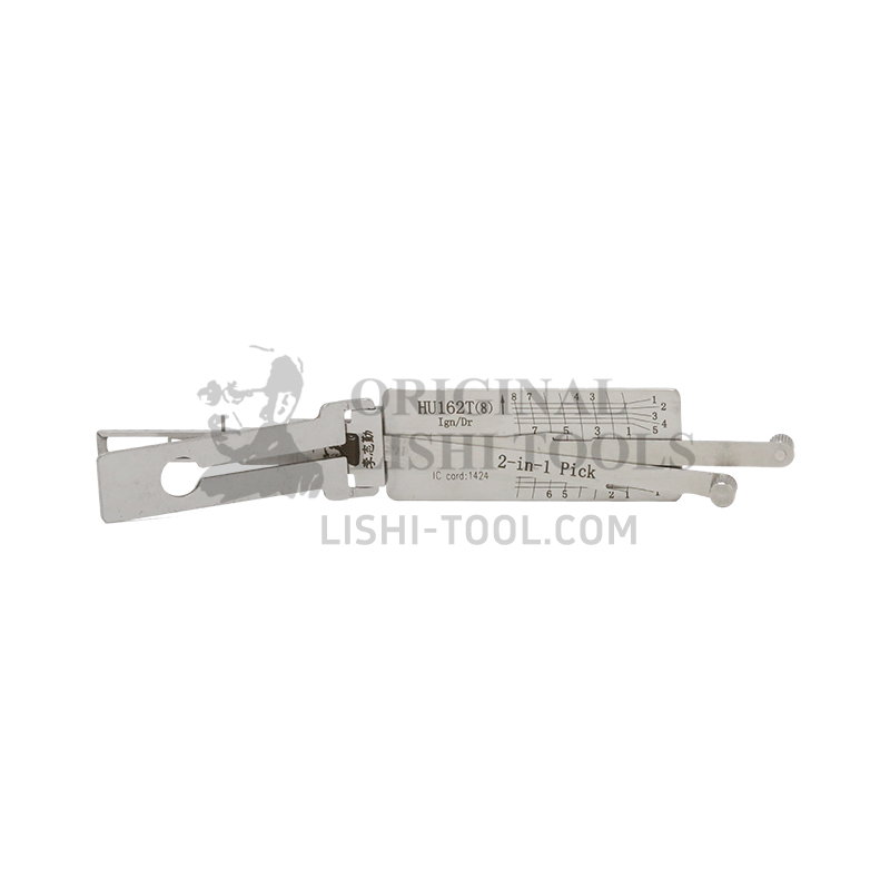 Lishi 2-in-1  (8-CUT)  HU162T for Imported Golf - Ignition and Door Lock Pick and Decoder