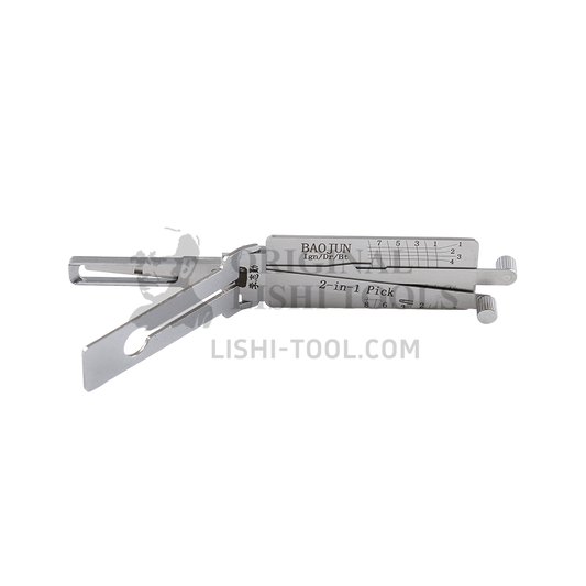 Lishi 2-in-1 (8-CUT) BAOJUN for Xinbaojun - Ignition, Door, and Trunk Lock Pick and Decoder