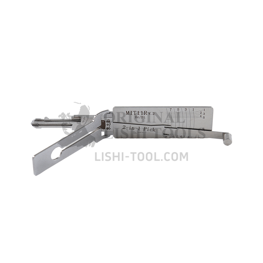 Lishi 2-in-1 (8-CUT) MIT11v.2 Tool for Mitsubishi - Lock Pick and Decoder