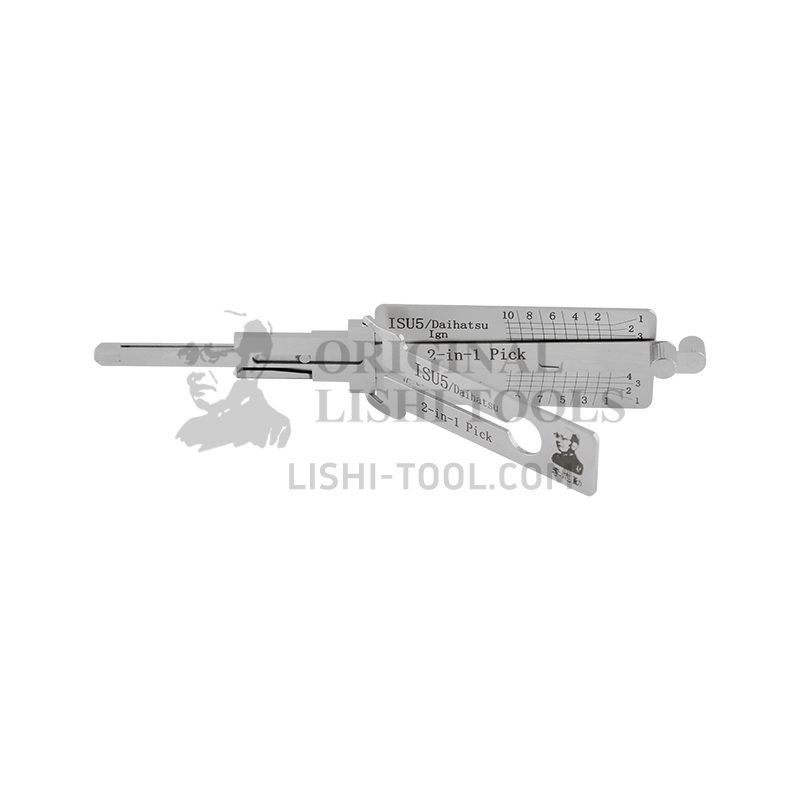 Lishi 2-in-1 (8-CUT) ISU5 Tool for Isuzu - Lock Pick and Decoder - Ignition Lock/Anti-Glare