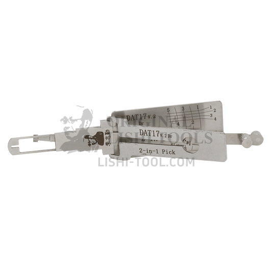 Lishi 2-in-1 (5-CUT) DAT17 for Subaru Forester, Outback, Legacy - Ignition Lock Pick and Decoder