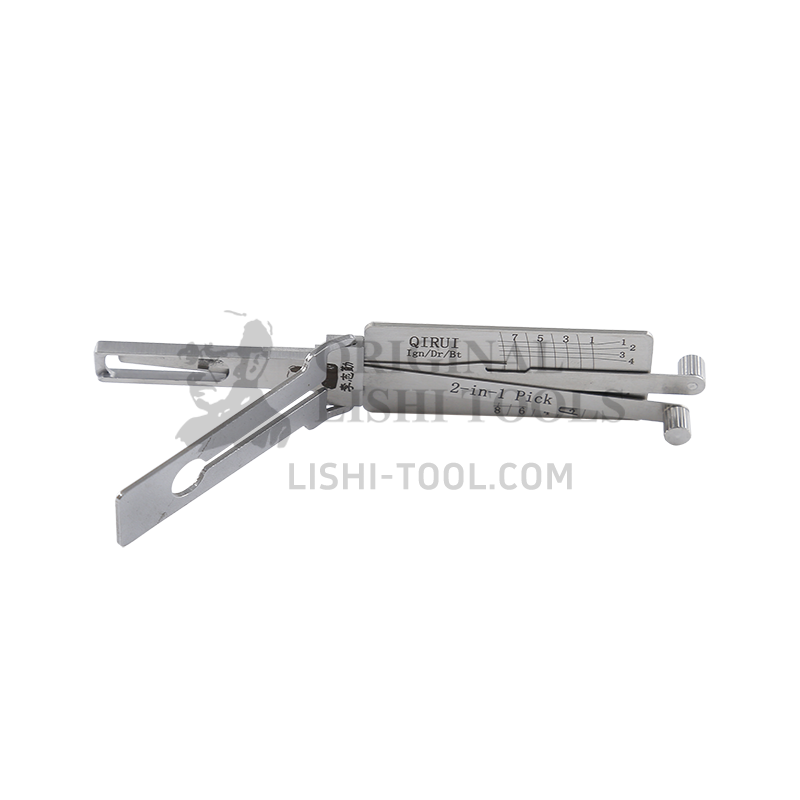 Lishi 2-in-1 (8-CUT) QIRUI for Chery - Door, Ignition, and Trunk Lock Pick and Decoder