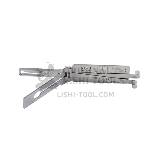 Lishi 2-in-1 (8-CUT) QIRUI for Chery - Door, Ignition, and Trunk Lock Pick and Decoder