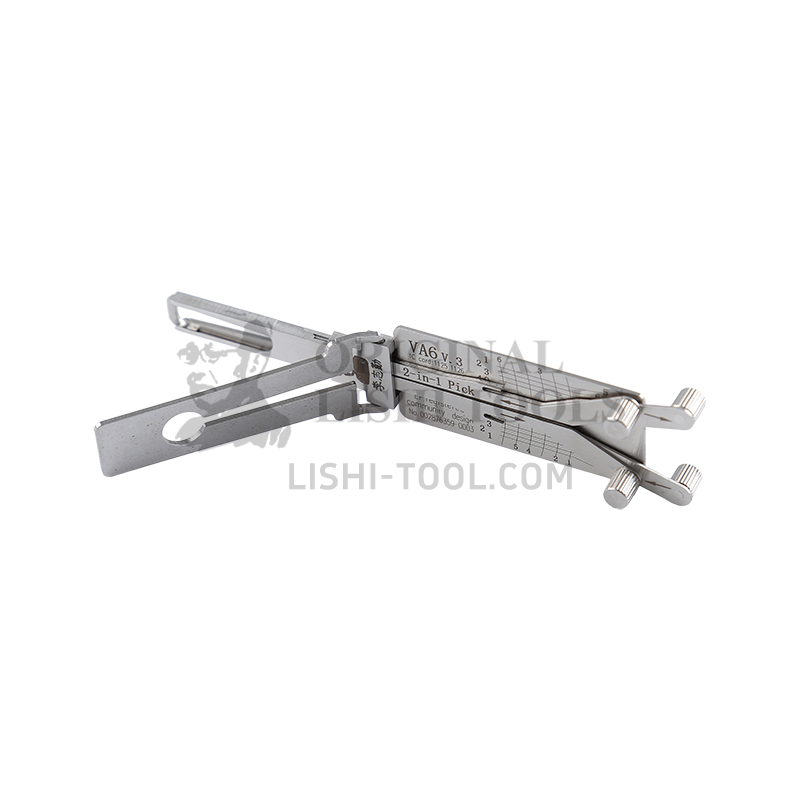 Lishi 2-in-1 (6-CUT) VA6 v.3 Tool for Renault, Peugeot, Citroën - Ignition and Door Lock Pick and Decoder