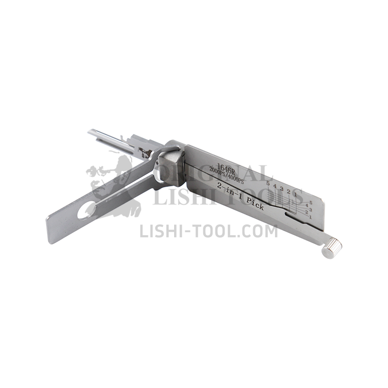 Lishi 2-in-1 1646R Right Slot BEST Mailbox Lock Decoder and Picker: Essential Locksmith Tool