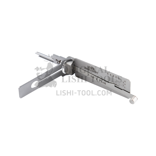 Lishi 2-in-1 1646R Right Slot BEST Mailbox Lock Decoder and Picker: Essential Locksmith Tool