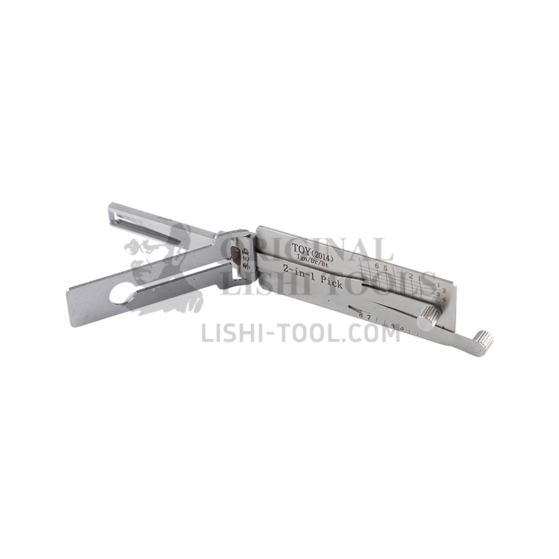 Lishi 2-in-1 (8-CUT) TOY2014 for 2014 Corolla - Door, Ignition, and Trunk Lock Pick and Decoder