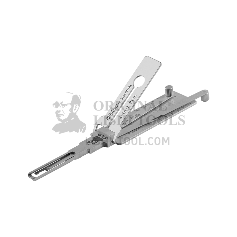 Lishi 2-in-1 (10-CUT) HU64 v.3 for Mercedes – Pick & Decoder for Ignition, Door & Trunk Locks