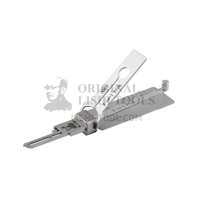 Lishi 2-in-1 AM5 Padlock Pick Tool: Efficient Unlocking and Lock Reading Solution