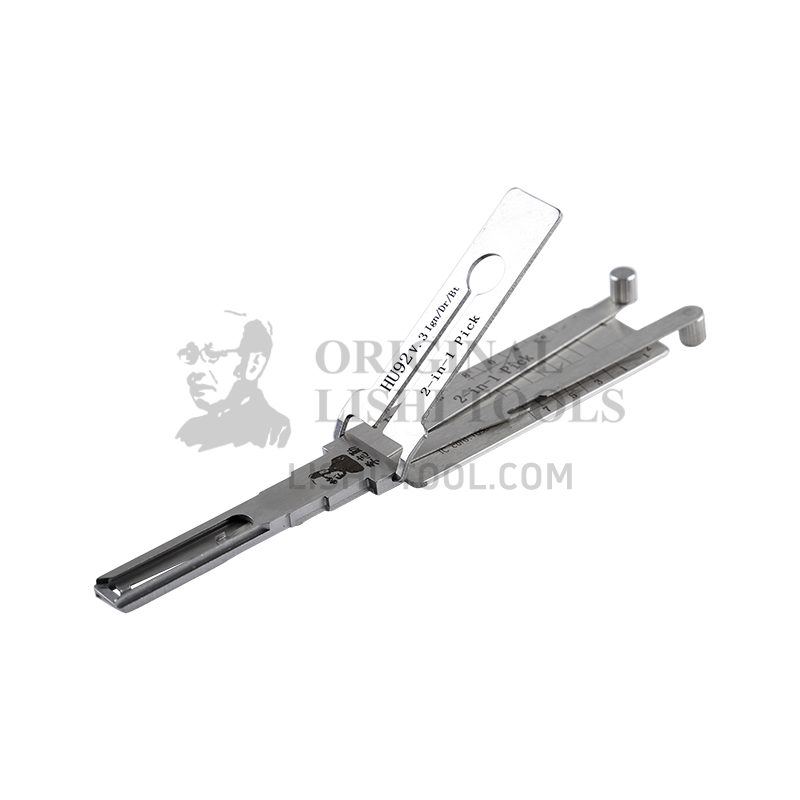 Lishi 2-in-1 (8-CUT) HU92 for BMW, Land Rover - Ignition Lock, Door Lock, Trunk Pick and Decoder