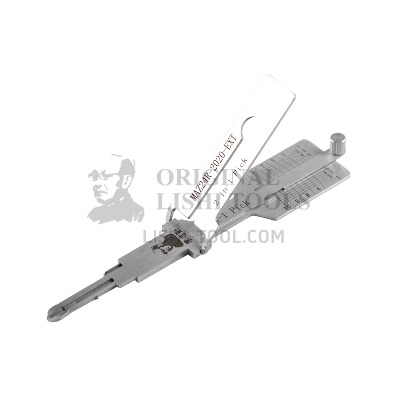 Lishi 2-in-1 (10-CUT) MAZ24R-2020 Tool for Mazda - Lock Pick and Decoder - Door/Trunk/Anti-Glare
