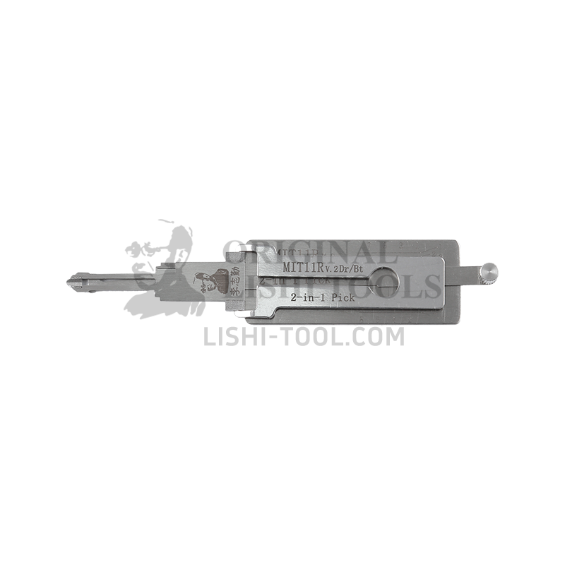 Lishi 2-in-1 (8-CUT) MIT11v.2 Tool for Mitsubishi - Lock Pick and Decoder
