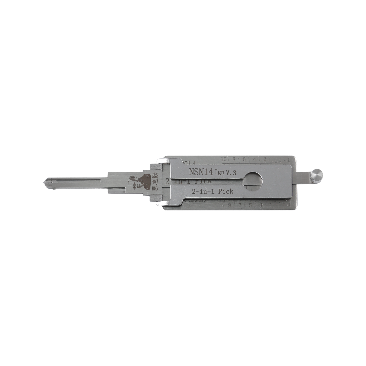Lishi Tools(10-CUT) NSN14v.3 2-in-1 Pick & Decoder for Nissan Series Ignition Locks Special
