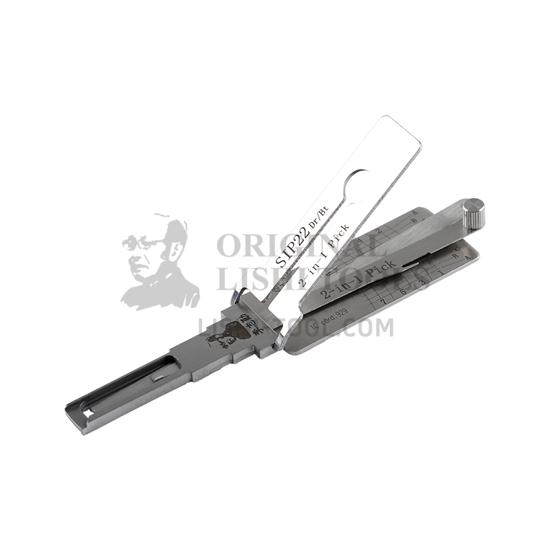 Lishi 2-in-1 SIP22 for Fiat and Jeep Compass - Door and Trunk Lock Pick and Decoder