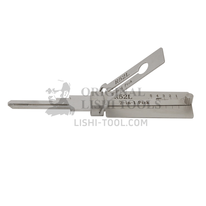 Lishi 2-in-1 R52L Extended Lock Pick Tool - Efficient Solution for Professional Locksmiths