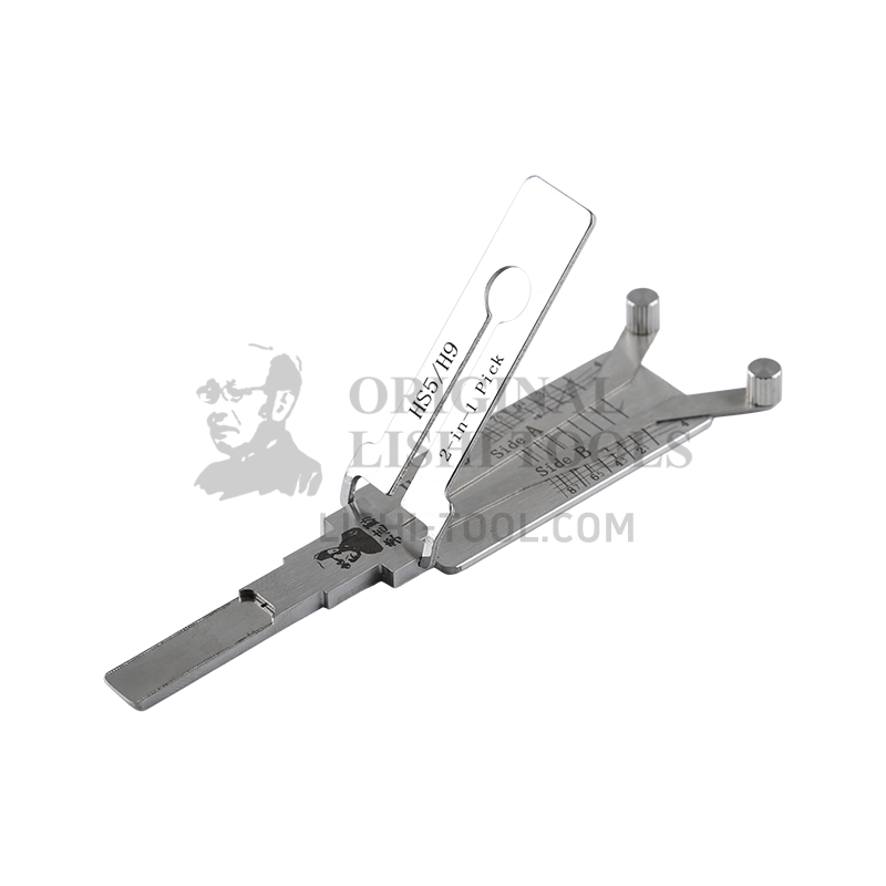 Lishi 2-in-1 (8-CUT) HS5 H9 for Hongqi HS5, H9 - Door Lock Pick and Decoder