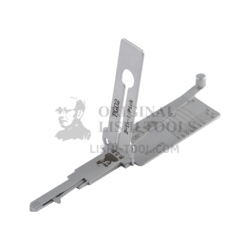 Lishi 2-in-1 PGO2 Tool for Piaggio, Vespa Motorcycles - Lock Pick and Decoder