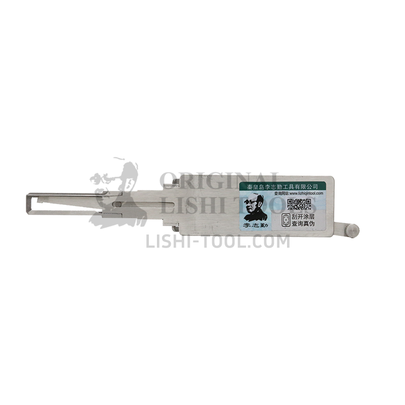 Lishi 2-in-1 (8-CUT) HU66 for Audi, Volkswagen, Skoda - Ignition, Door, Trunk Lock Pick and Decoder