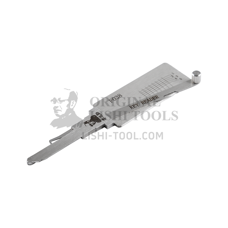Lishi 2-in-1 (8-CUT) FO38 Tool for Ford - Ignition and Door Lock Pick and Decoder