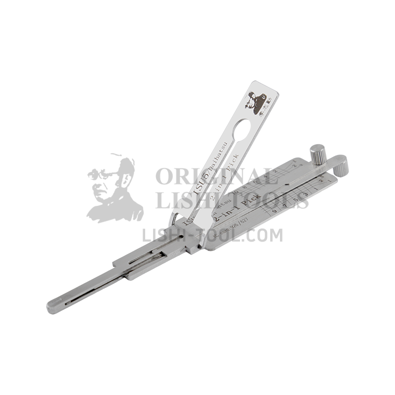 Lishi 2-in-1 (8-CUT) ISU5 Tool for Isuzu - Lock Pick and Decoder - Ignition Lock/Anti-Glare