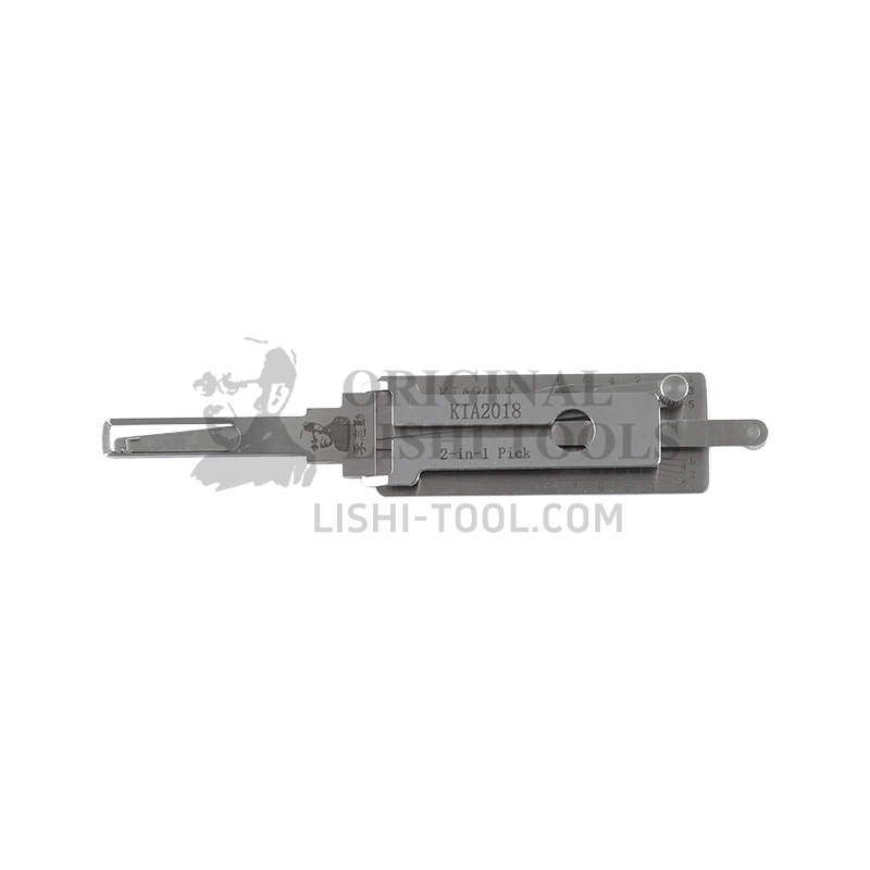 Lishi 2-in-1 (8-CUT) KIA2018 for Kia - Door Lock Pick and Decoder