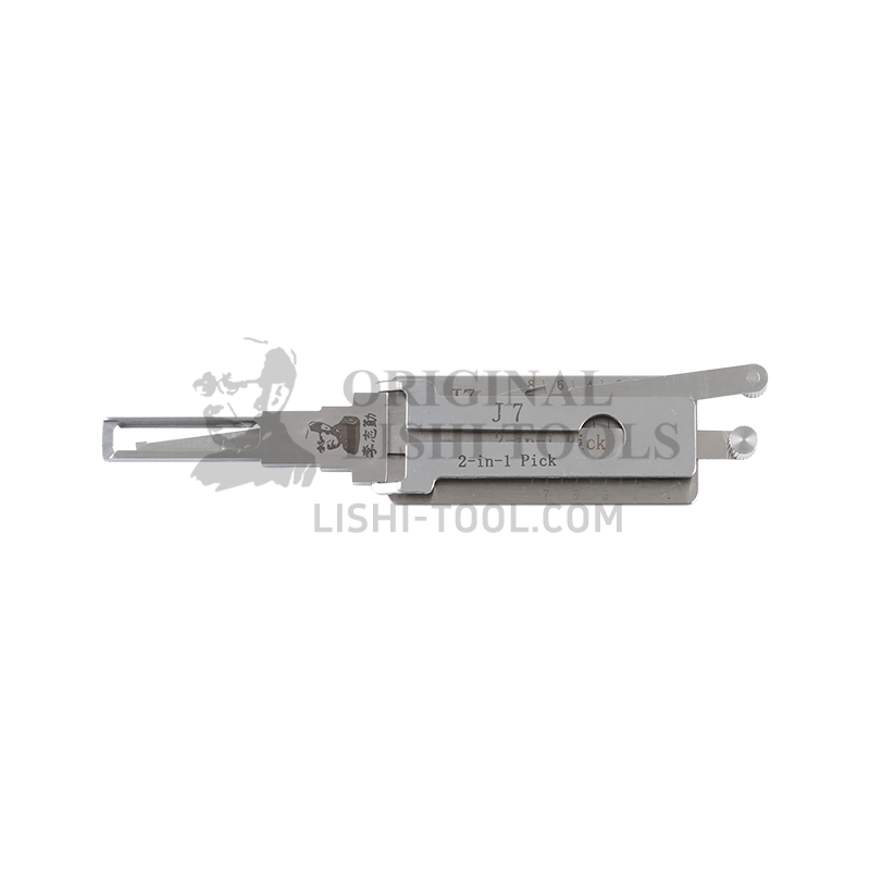 Lishi 2-in-1 (8-CUT) J7 for Jiefang J7 - Door Lock/Anti-glare Pick and Decoder