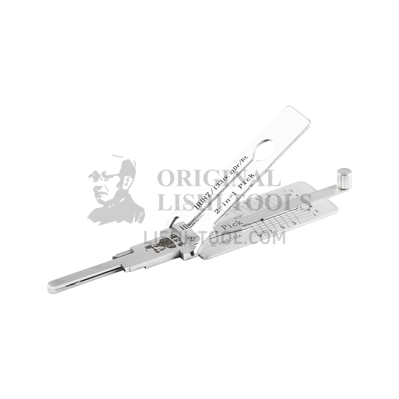 Lishi 2-in-1 (10-CUT) HU87/133 v.2 Tool for Suzuki - Lock Pick and Decoder - Door Lock, Trunk