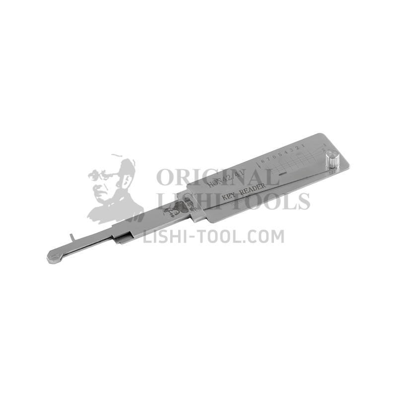 Lishi 2-in-1 (8-CUT) HON42/41 Tool for Honda Motorcycles - Ignition Lock Pick and Decoder