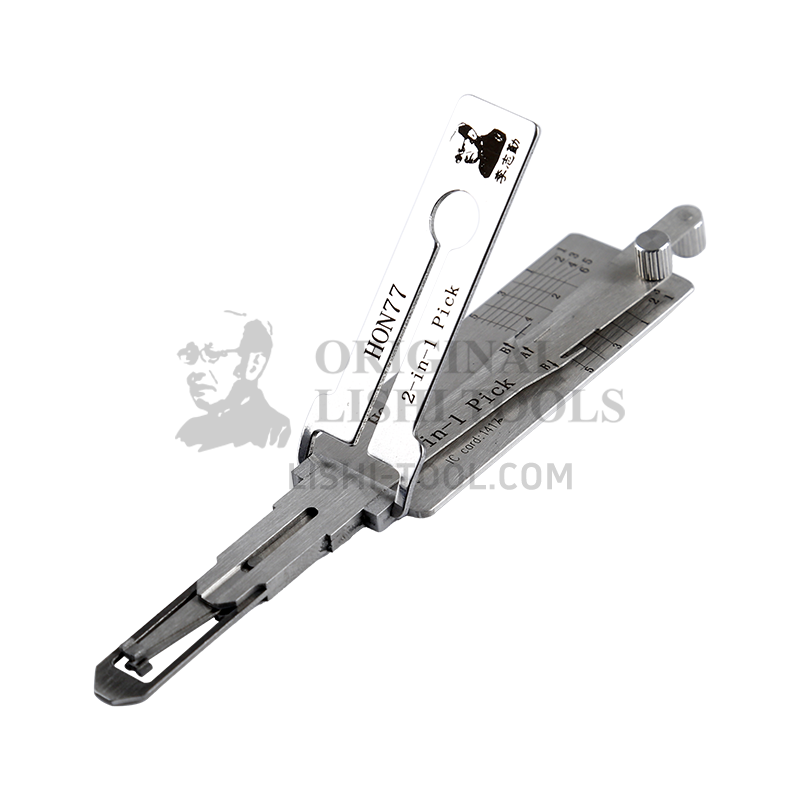 Lishi 2-in-1 (12-CUT) HON77 for Honda CBR650 - Ignition Lock Pick and Decoder