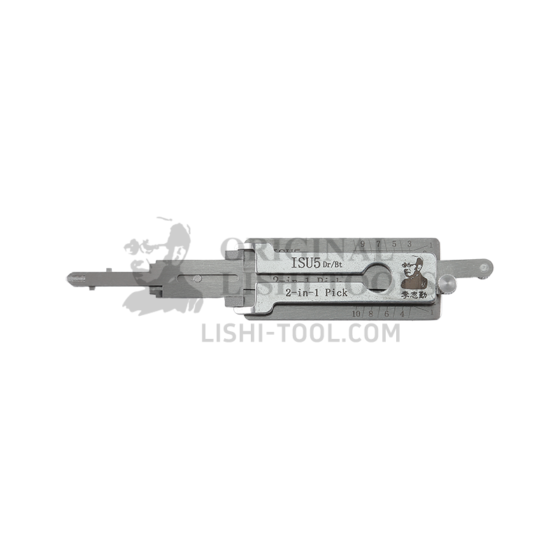 Lishi 2-in-1 (8-CUT) ISU5 Tool for Isuzu - Lock Pick and Decoder - Door Lock / Trunk / Anti-Glare