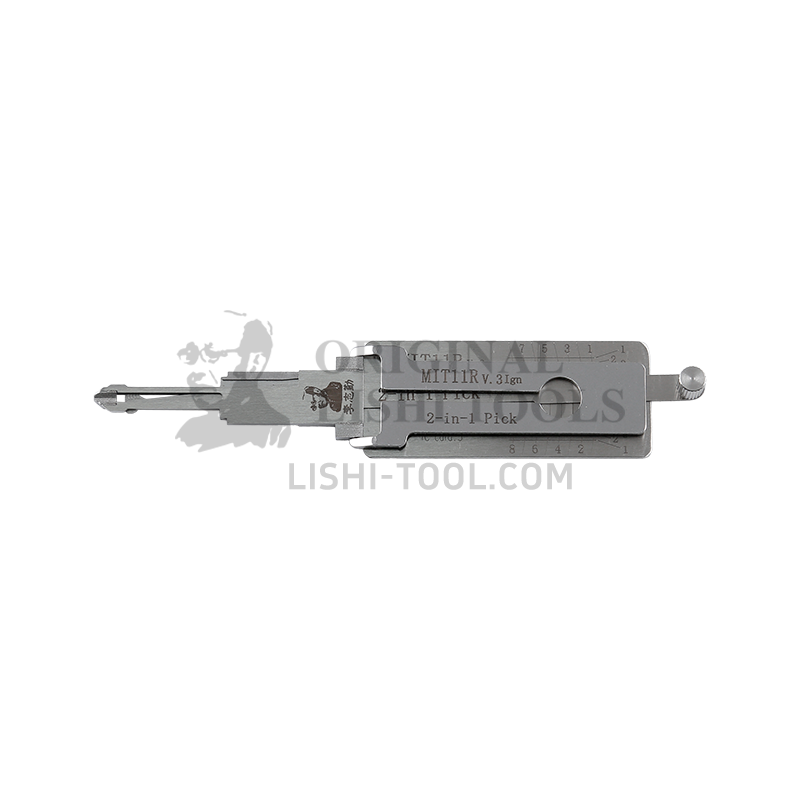 Lishi 2-in-1 (8-CUT) MIT11v3 Tool for Mitsubishi - Lock Pick and Decoder