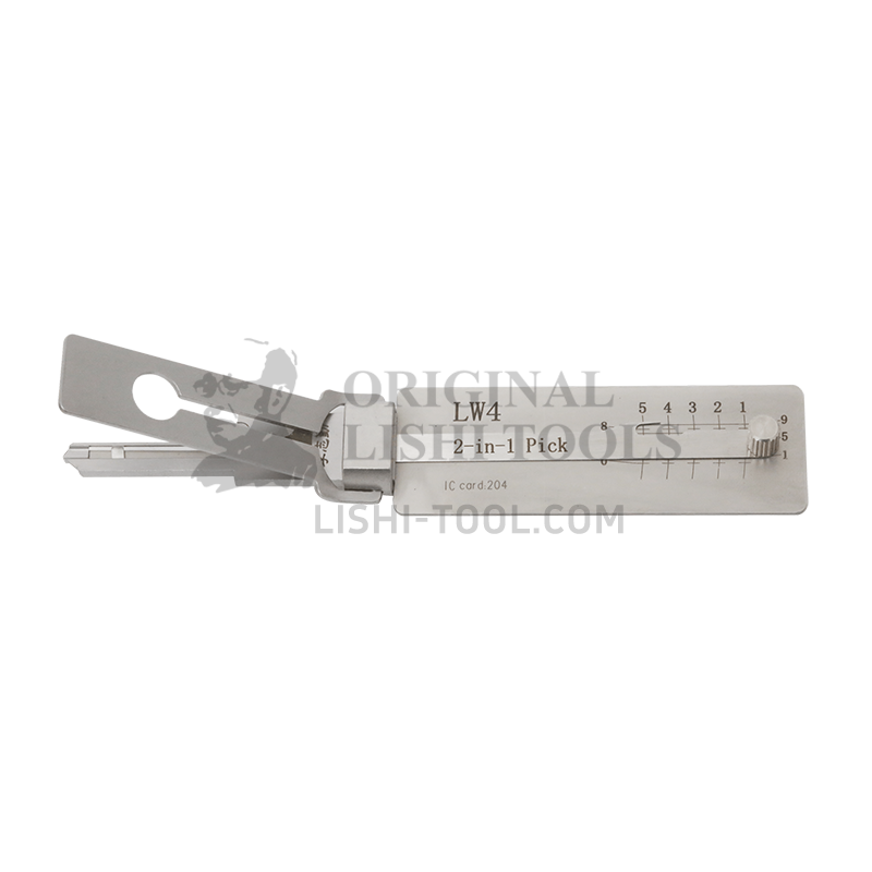 Lishi 2-in-1 LW4 Lockwood Tool - High-Efficiency Unlocking Tool for Professional Locksmiths