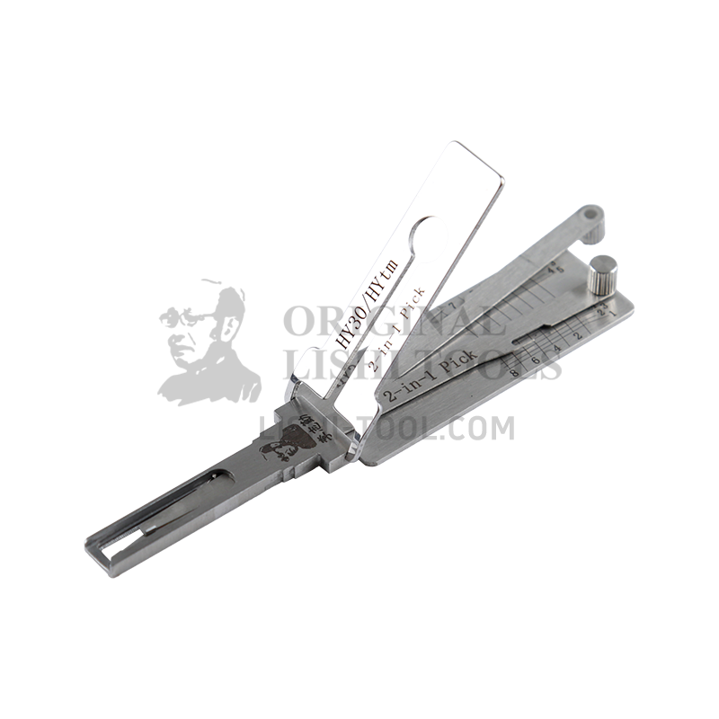 Lishi 2-in-1 (8-CUT) HY30 for Hyundai - Door Lock/Anti-glare Pick and Decoder