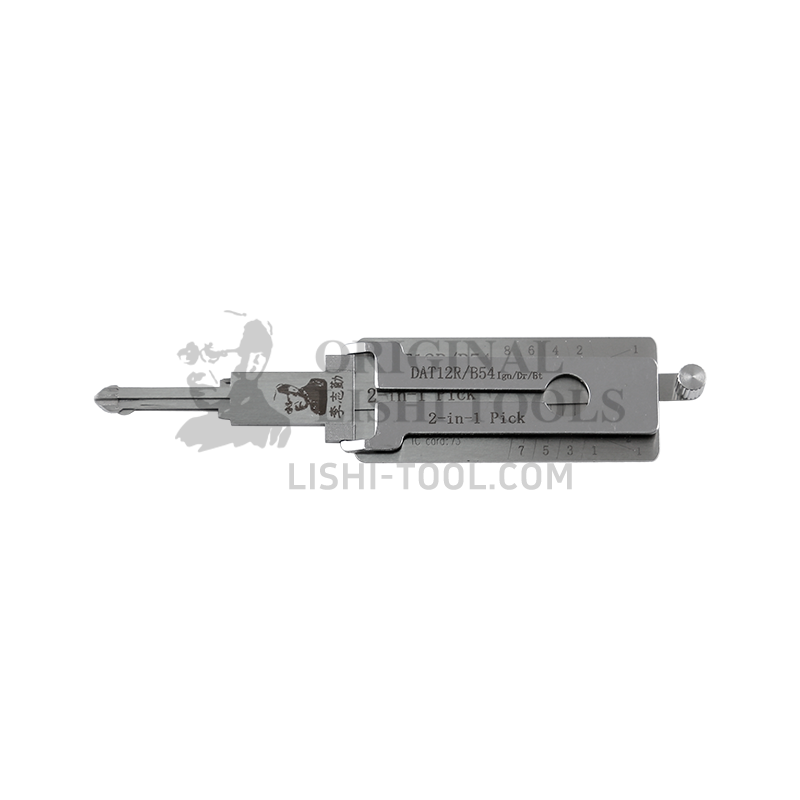 Lishi 2-in-1 (8-CUT) DAT12R Tool for Isuzu, Hino - Ignition Lock Pick and DecoderAT12R Tool for Isuzu, Hino - Ignition Lock Pick and Decoder