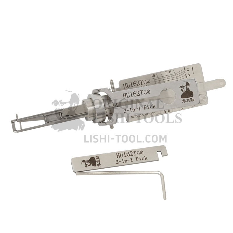 Lishi 2-in-1 (10-CUT) HU162T for Magotan B8, New Audi - Door Lock Pick and Decoder