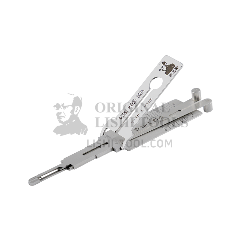 Lishi 6-CUT 2-in-1 Pickup and Decoder Tool for Suzuki Access India Ignition Lock/Anti-Glare