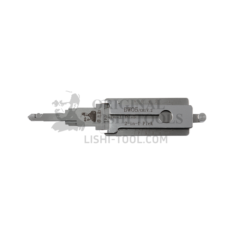 Lishi 2-in-1 CH1v.2 (DW05) Chevrolet Malibu & Captiva Ignition Lock Decoder & Pick Tool: Accurate Lock Decoding