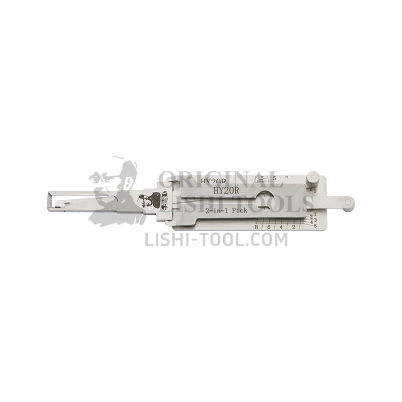 Lishi 2-in-1 (8-CUT) HY20R for Hyundai, KIA - Door Lock/Anti-glare Pick and Decoder