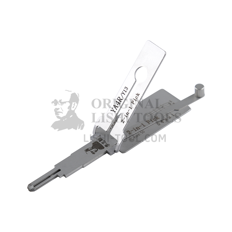 Lishi 5-CUT YA4R/Y13 2-in-1 Pick and Decoder Tool - Designed for American Mailbox Locks / Anti-Glare