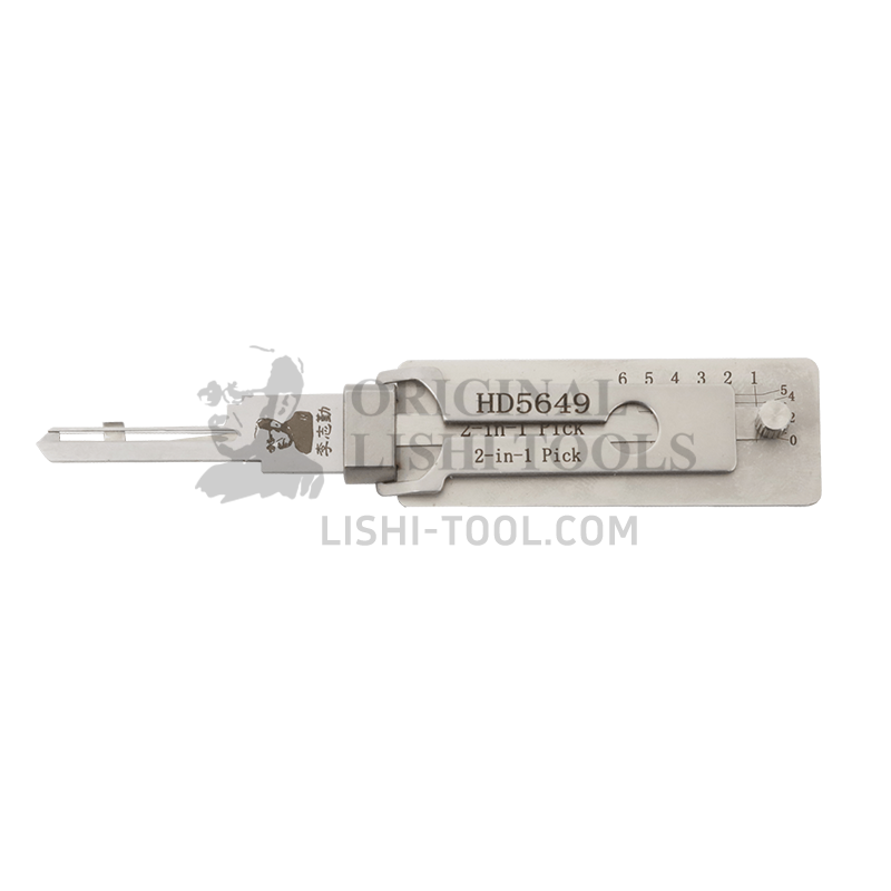 Lishi 2-in-1 HD5649 HD Ball Lock Pick Tool - Efficient and Precise Professional Unlocking Tool