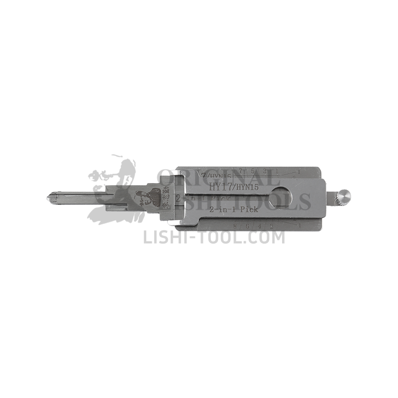 Lishi 2-in-1 (8-CUT) HY17 Tool for Hyundai and Kia - Lock Pick for Door Lock