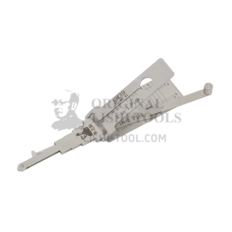 Lishi 2-in-1 (10-CUT) GM39(37/40/41) Tool for Buick GL8, Regal - Lock Pick and Decoder