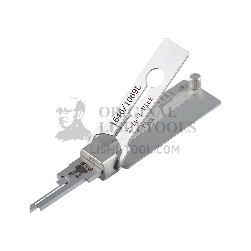 Lishi 1646-Left Slot 2-in-1 Mailbox Lock Pick and Decoder: Efficient Unlocking and Lock Reading Tool