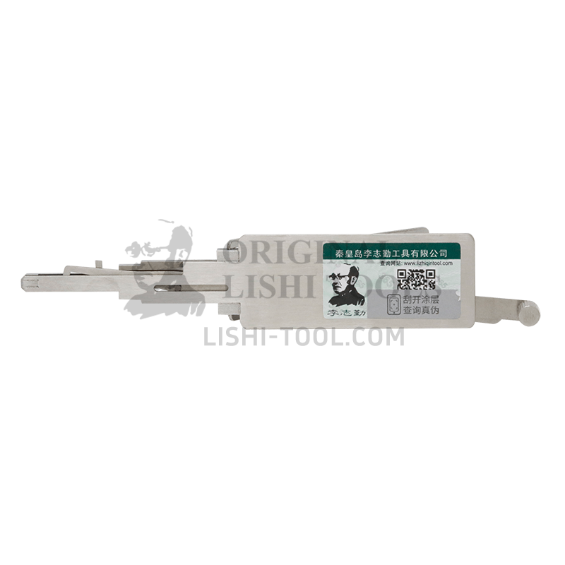 Lishi 10-CUT SUZUKI-2020 2-in-1 Picking and Decoding Tool for Suzuki Ignition Lock, Door Lock, Trunk, Anti-Glare