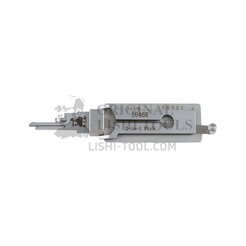 Lishi 2-in-1 1646R Right Slot BEST Mailbox Lock Decoder and Picker: Essential Locksmith Tool