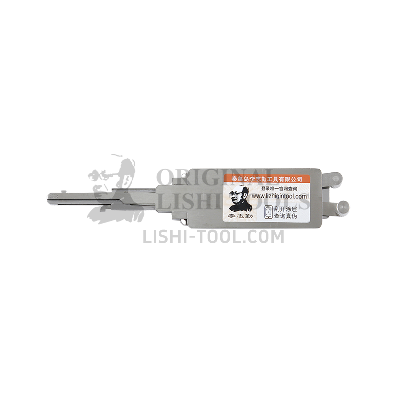 Lishi 2-in-1 (10-CUT) TOY43AT Pick and Decoder Tool: Suitable for Toyota Ignition Locks