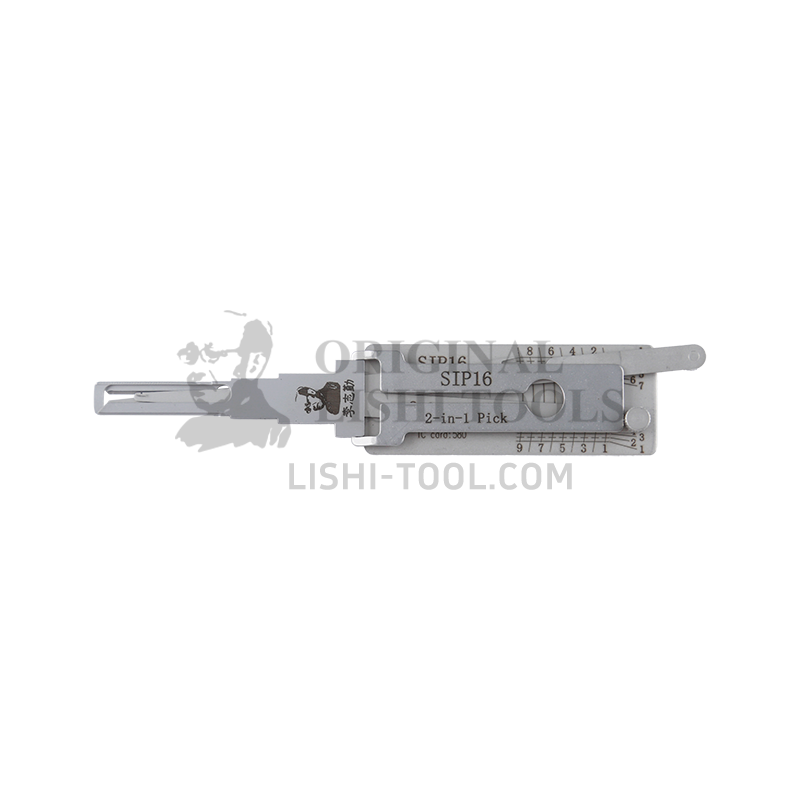 Lishi 2-in-1 SIP16 for Older Maserati - Door Lock Pick and Decoder