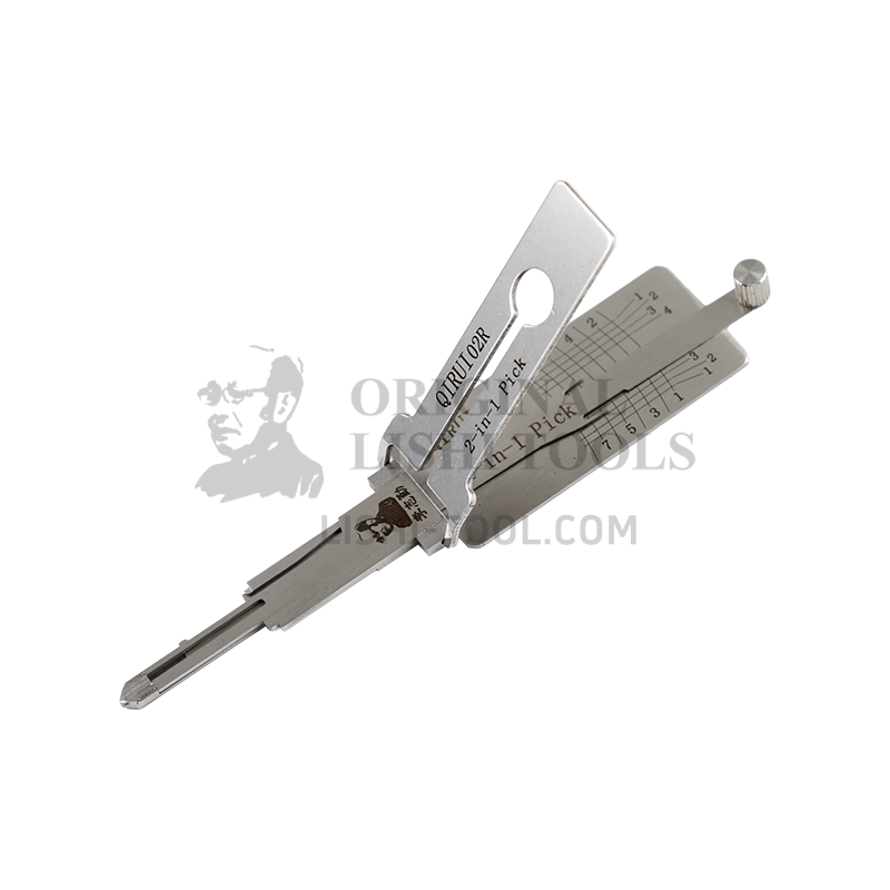 Lishi 2-in-1 (8-CUT) QIRUI02-Left Slot Tool for Chery - Lock Pick and Decoder